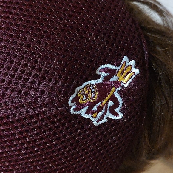 New Era Arizona State ASU Sun Devils Embroidered Logo Fitted Hat Cap S/M - Picture 5 of 8